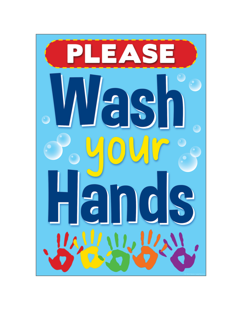 Please Wash your Hands Positive Poster