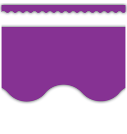 Purple Scalloped Border