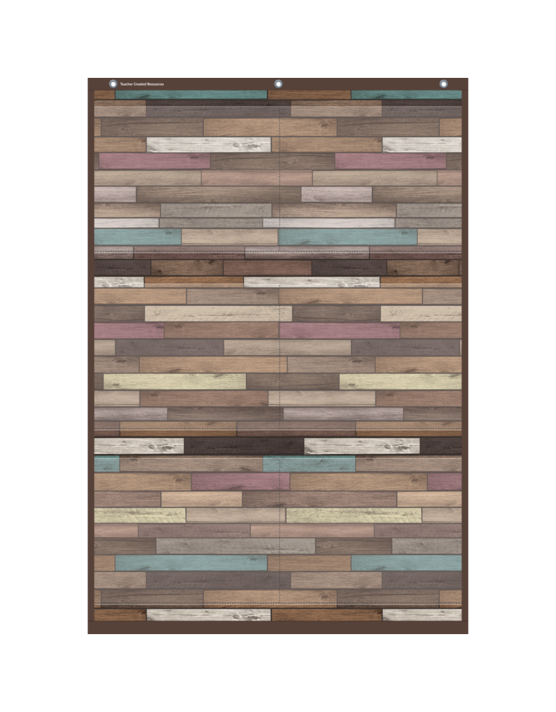 Reclaimed Wood Large 6 Pocket Chart Tools 4 Teaching