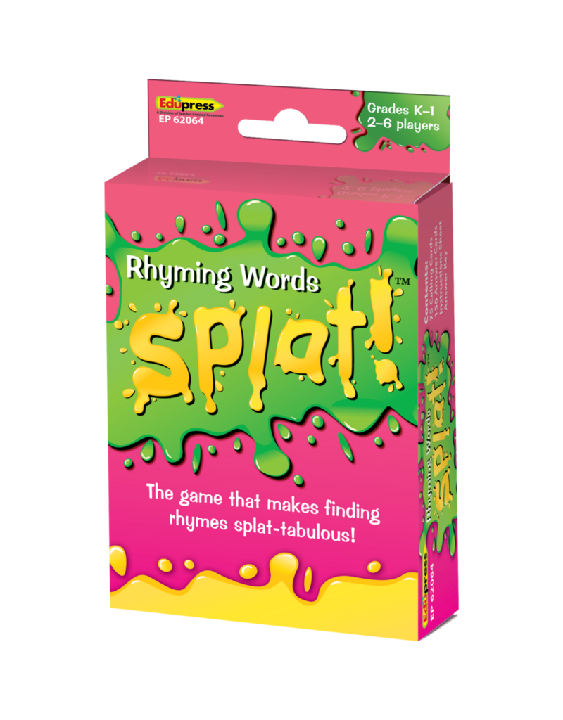 Rhyming words Splat Game