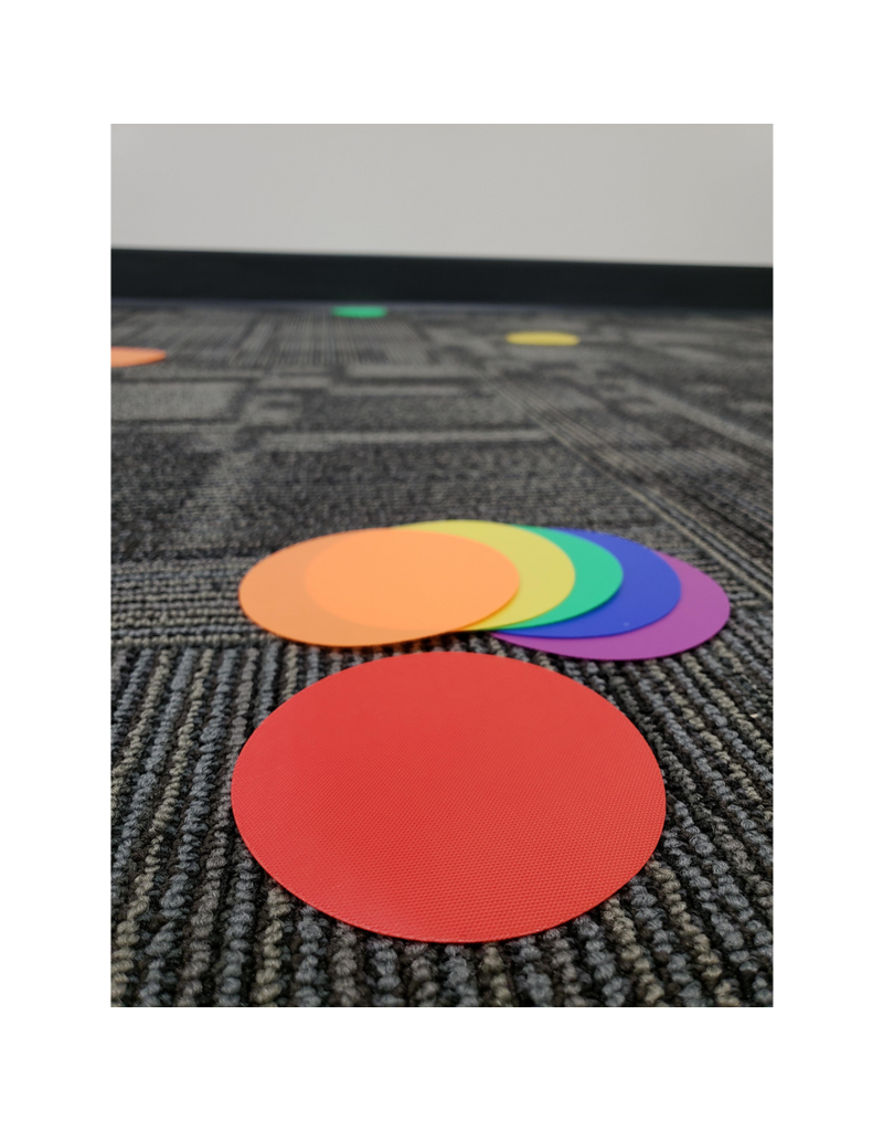 Spot On Carpet Markers Colorful Circles - 4"