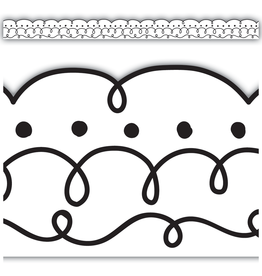 Squiggles and Dots Die-Cut Border Trim