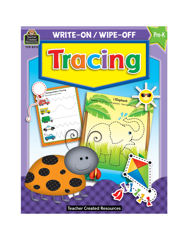 Tracing Write-On Wipe-Off Book