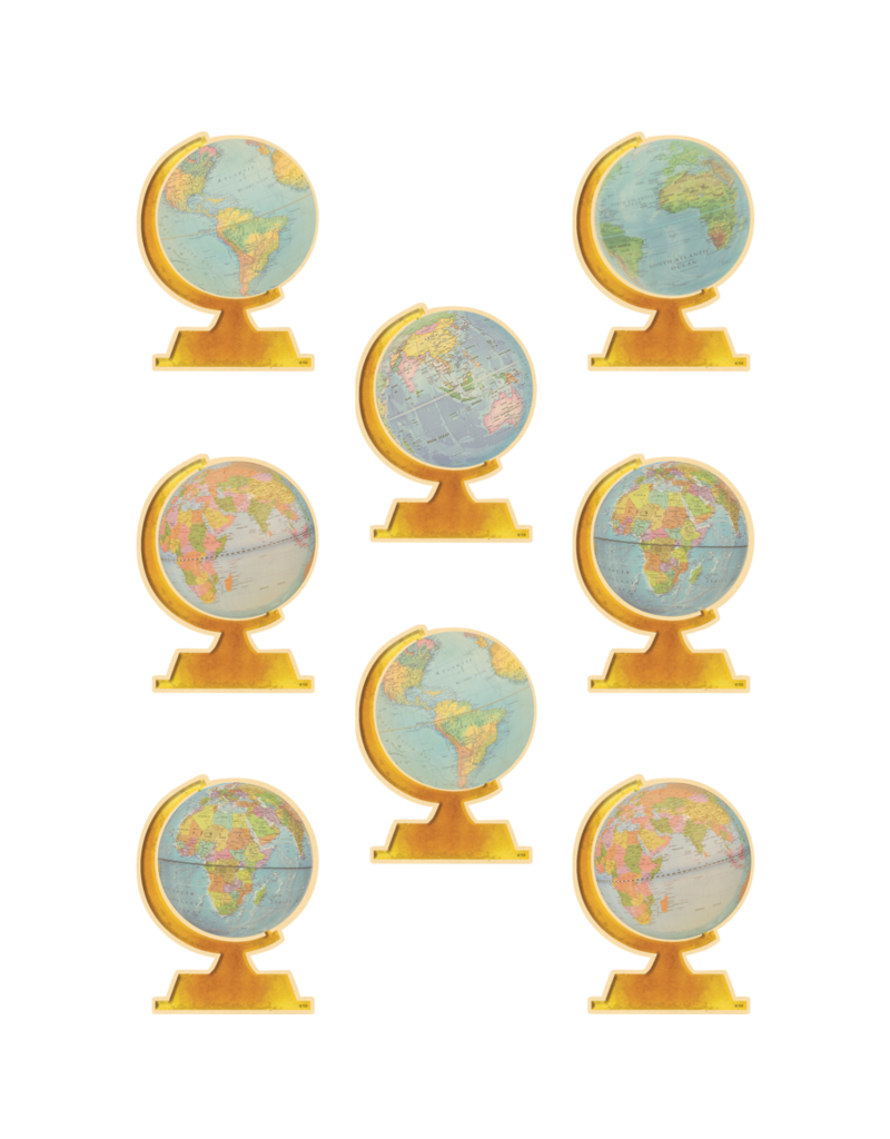 Travel the Map Globe Accents