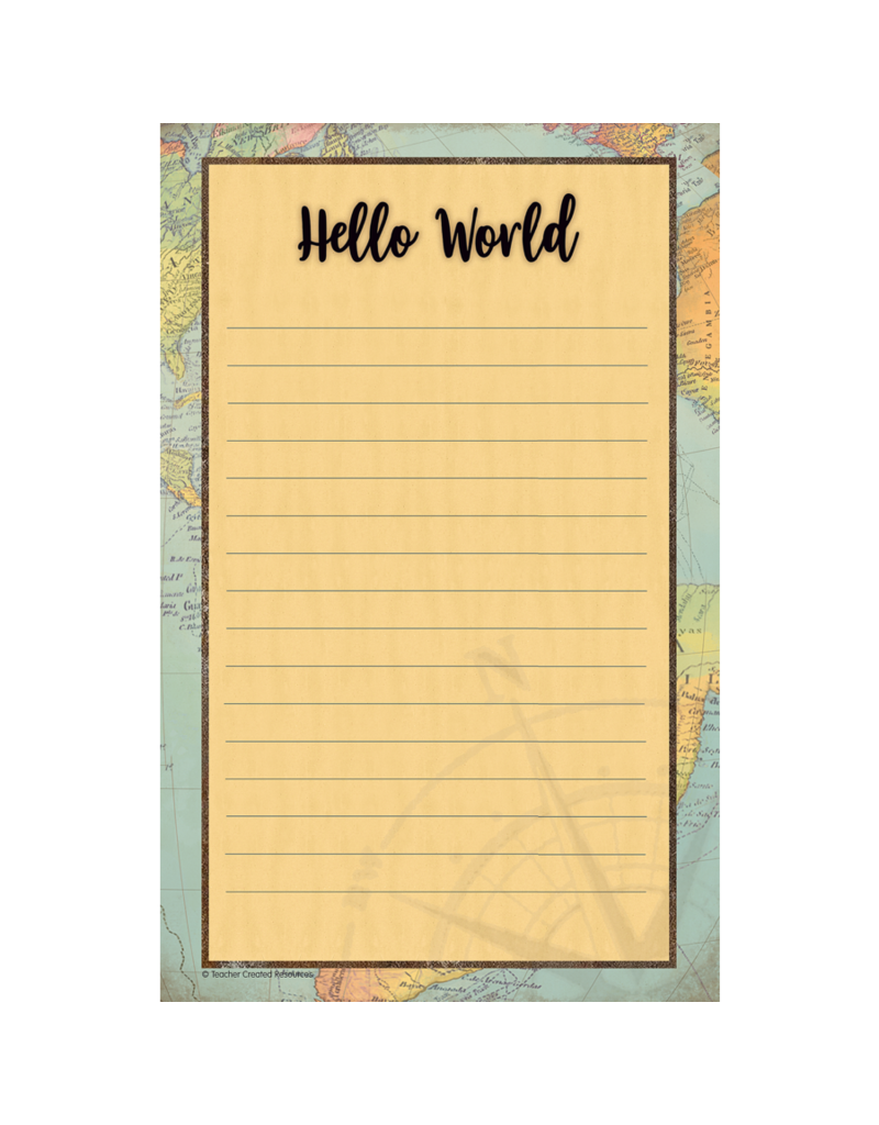 Travel the Map Notepads