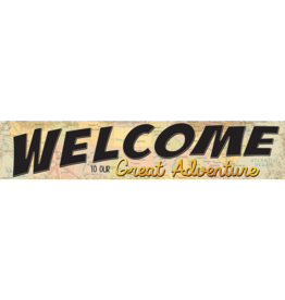 Travel the Map Welcome to Our Great Adventure Banner