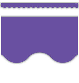 *Ultra Purple Scalloped Border