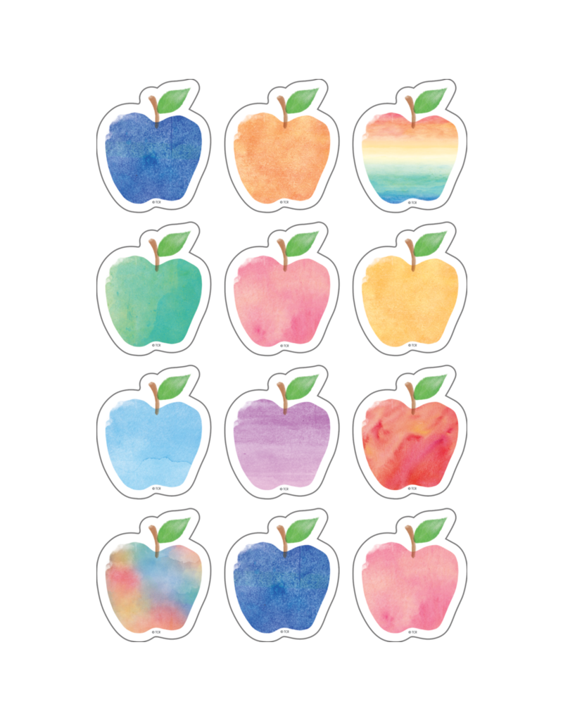 Watercolor Apples Mini Accents