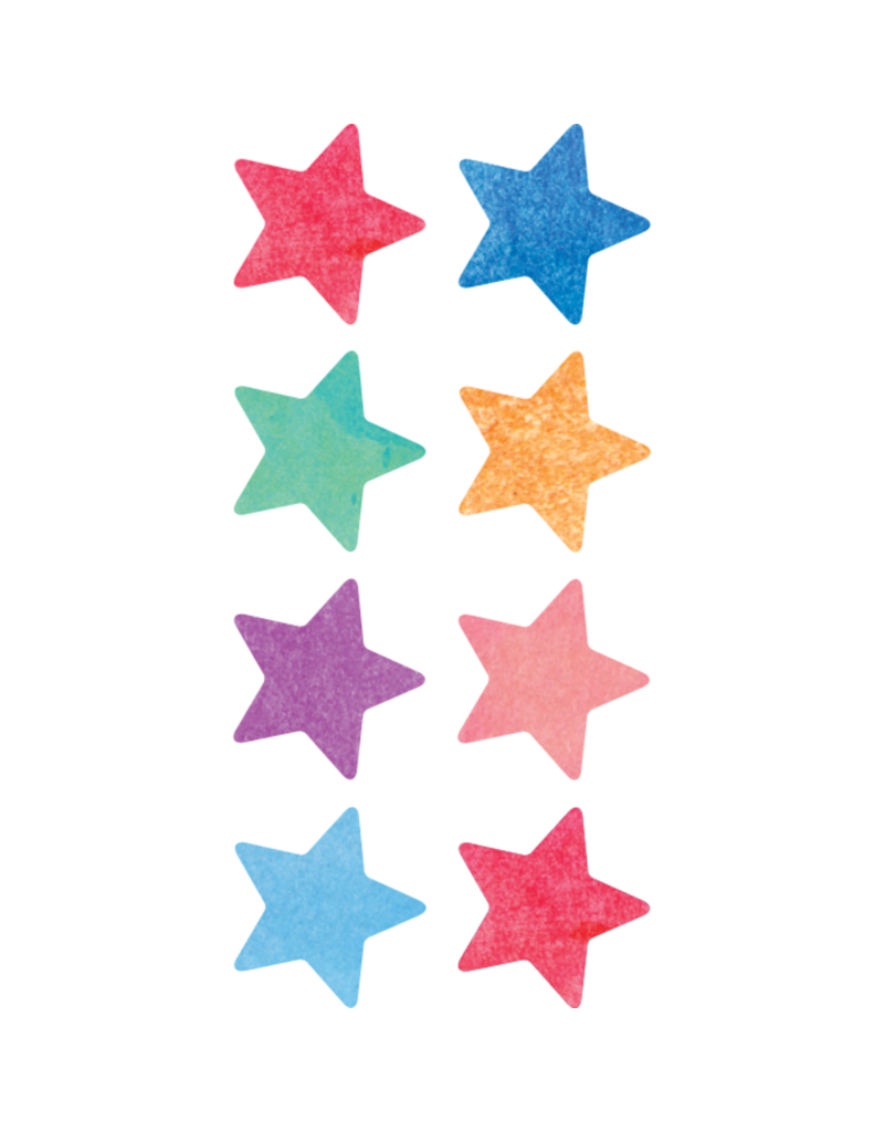 Watercolor Stars Mini Stickers