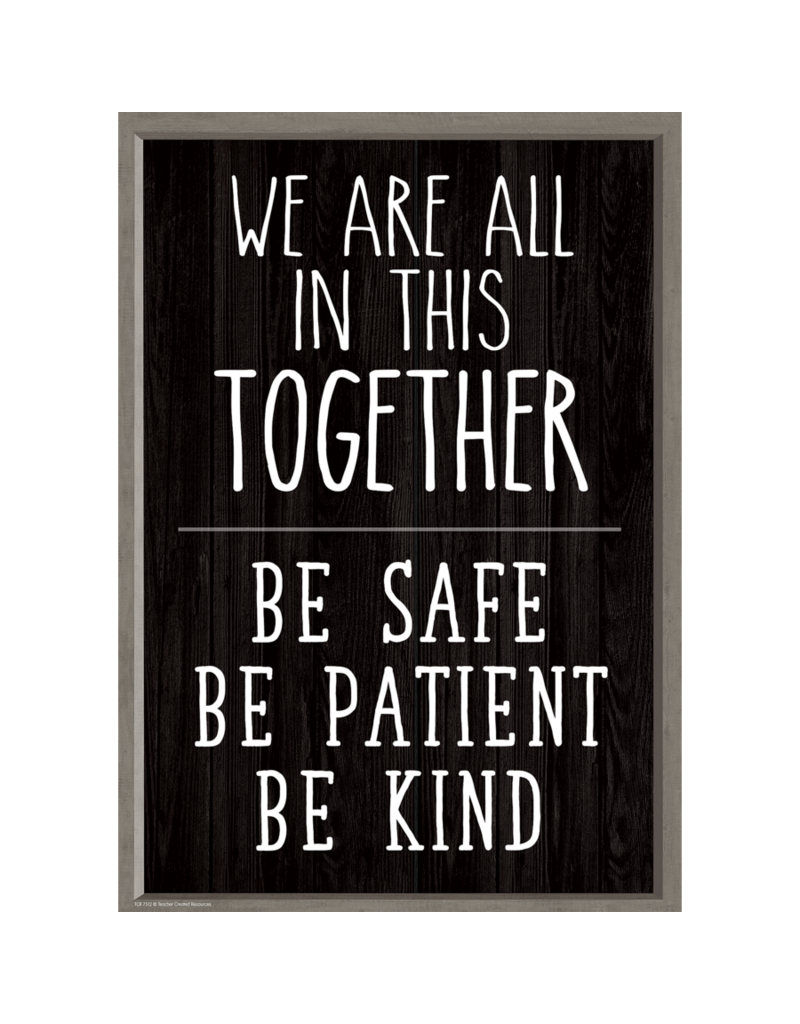 We Are All in This Together Positive Poster