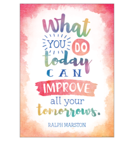 What You Do Today Can Improve Your Tomorrows Positive Poster
