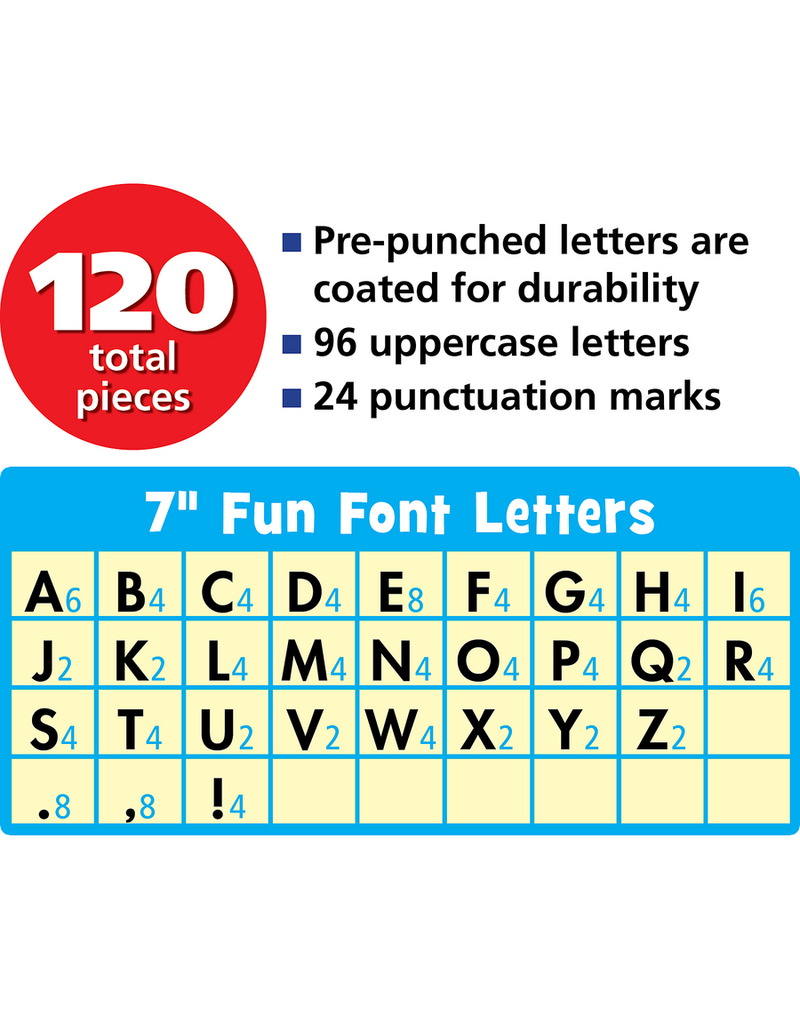 Wonderfully Wild 7" Fun Font Letters