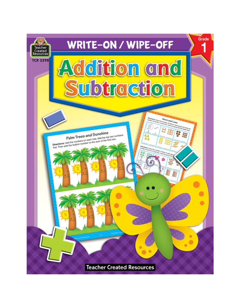 Write-On/Wipe-Off Book: Addition and Subtraction