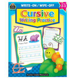 Write-On/Wipe-Off Book: Cursive Writing Practice