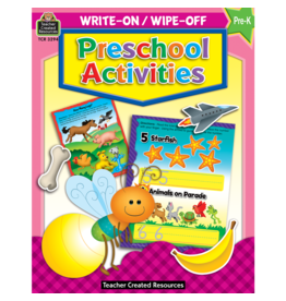 Write-On/Wipe-Off Book: Preschool Activities