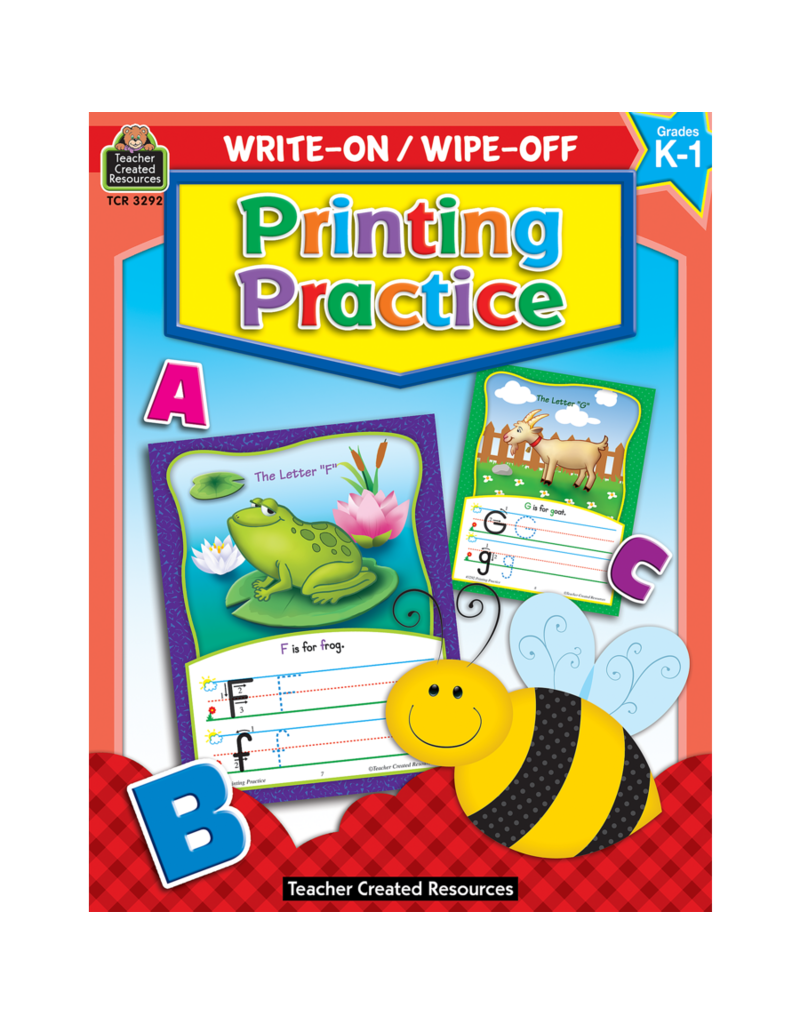 Write-On/Wipe-Off Book: Printing Practice