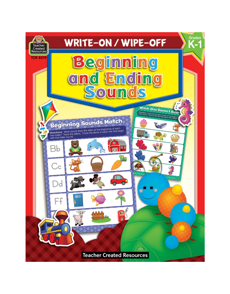 Write-On/Wipe-Off Book: Beginning and Ending Sounds