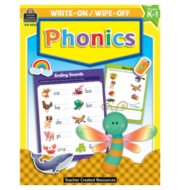 Write-On/Wipe-Off Book: Phonics K-1