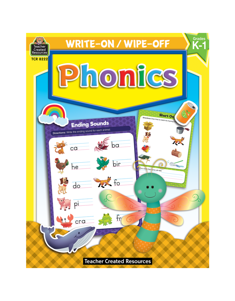 Write-On/Wipe-Off Book: Phonics K-1