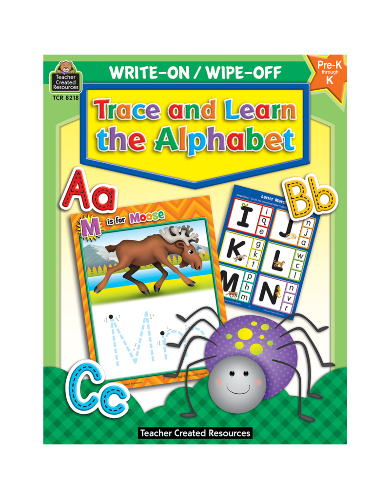 Write-On/Wipe-Off Book: Trace and Learn Alphabet