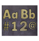 4in Gold Glitter Combo Pack Bulletin Board Letters