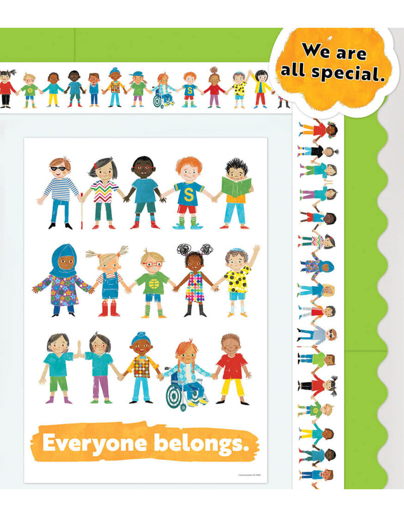 All Are Welcome: Everyone belongs. Poster