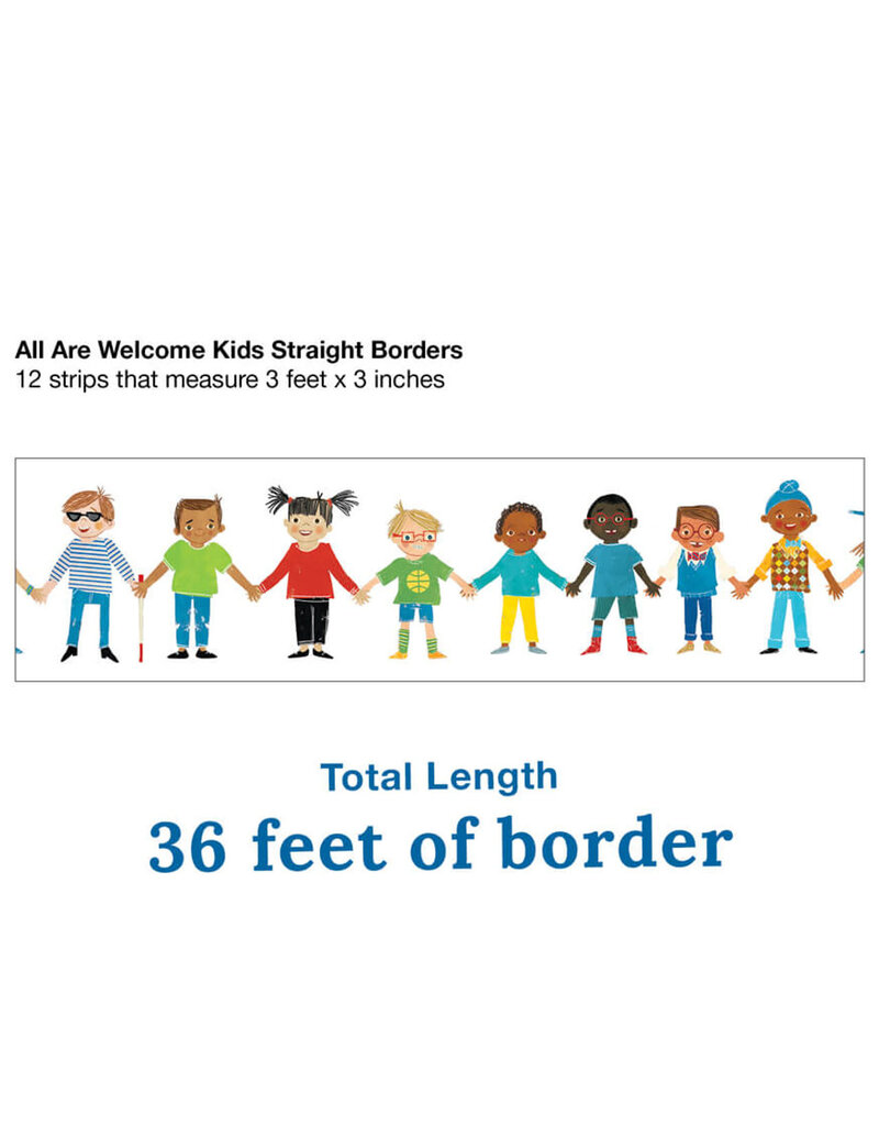 All Are Welcome: Kids Straight Bulletin Board Borders