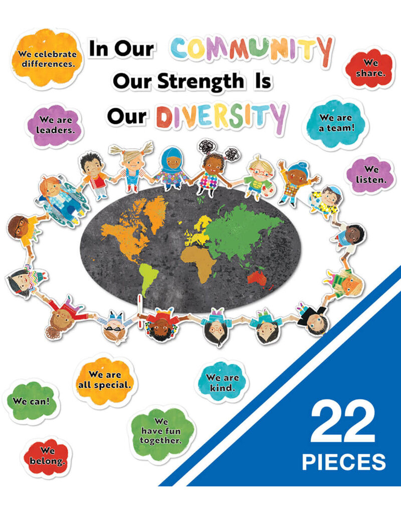All Are Welcome: Our Strength Is Our Diversity Bulletin Board Set