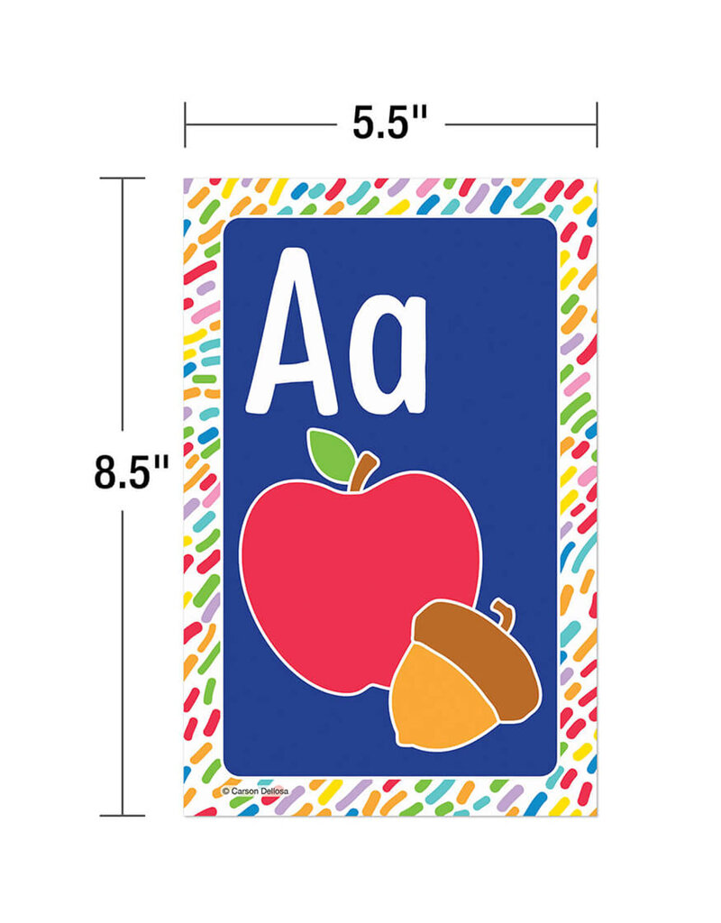 Alphabet Cards Mini Poster Set, Grade PK-2