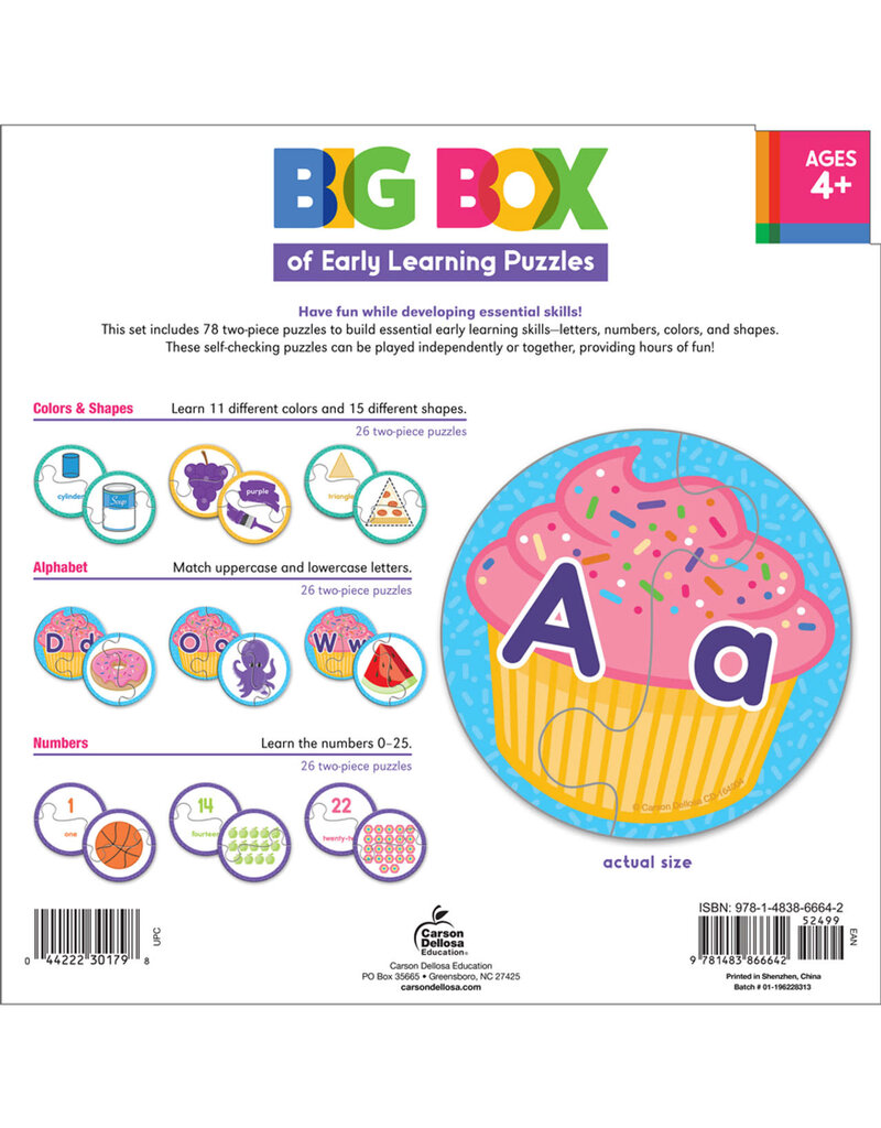 Big Box of Early Learning Puzzle Grade PK-1
