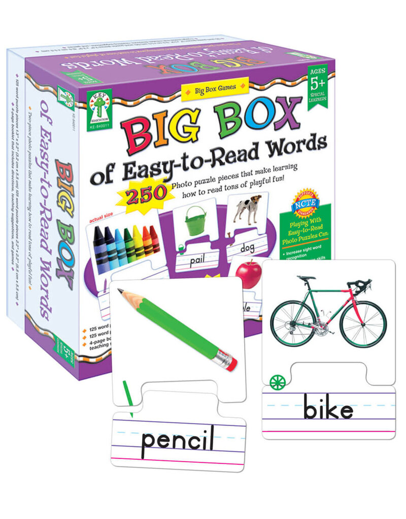 Big Box of Easy-to-Read Words Board Game Grade K-2