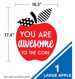 *Black, White & Stylish Brights You Are Awesome to the Core Bulletin Board Set