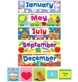 Blue Deluxe Calendar Pocket Chart