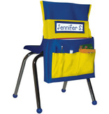 Chairback Buddy™ Blue and Yellow Pocket Chart Storage