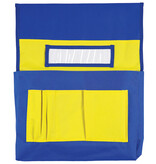 Chairback Buddy™ Blue and Yellow Pocket Chart Storage