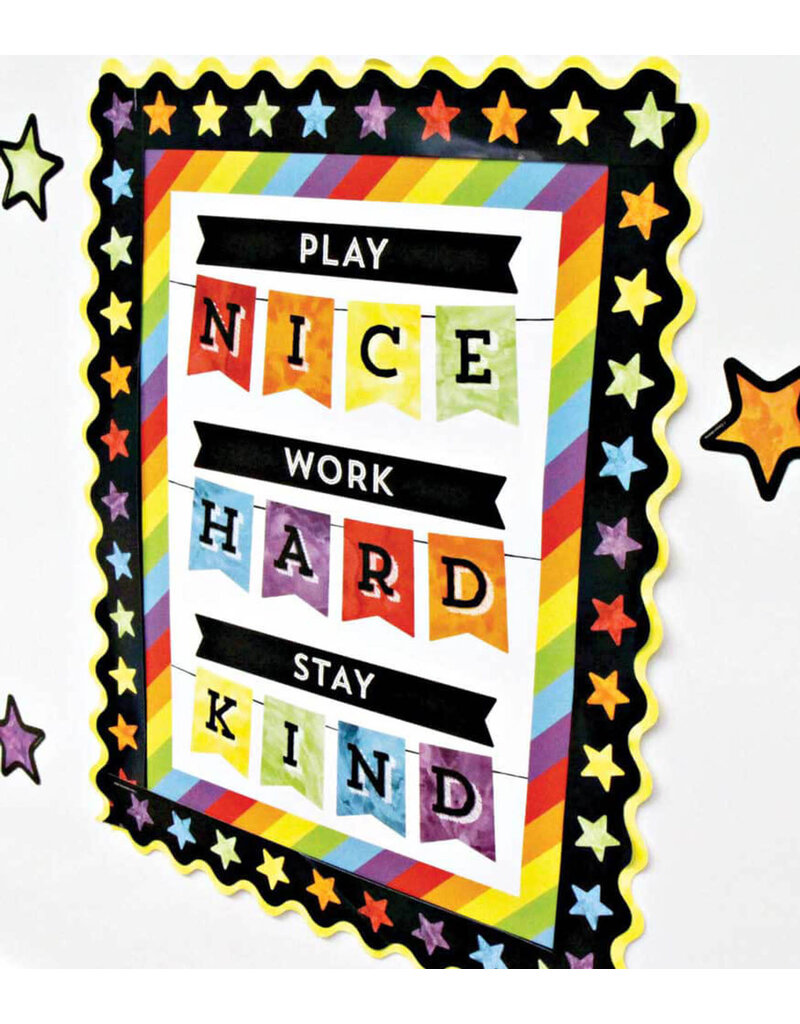 Celebrate Learning Play Nice Work Hard Stay Kind Chart