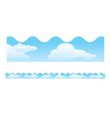Clouds Scalloped Border
