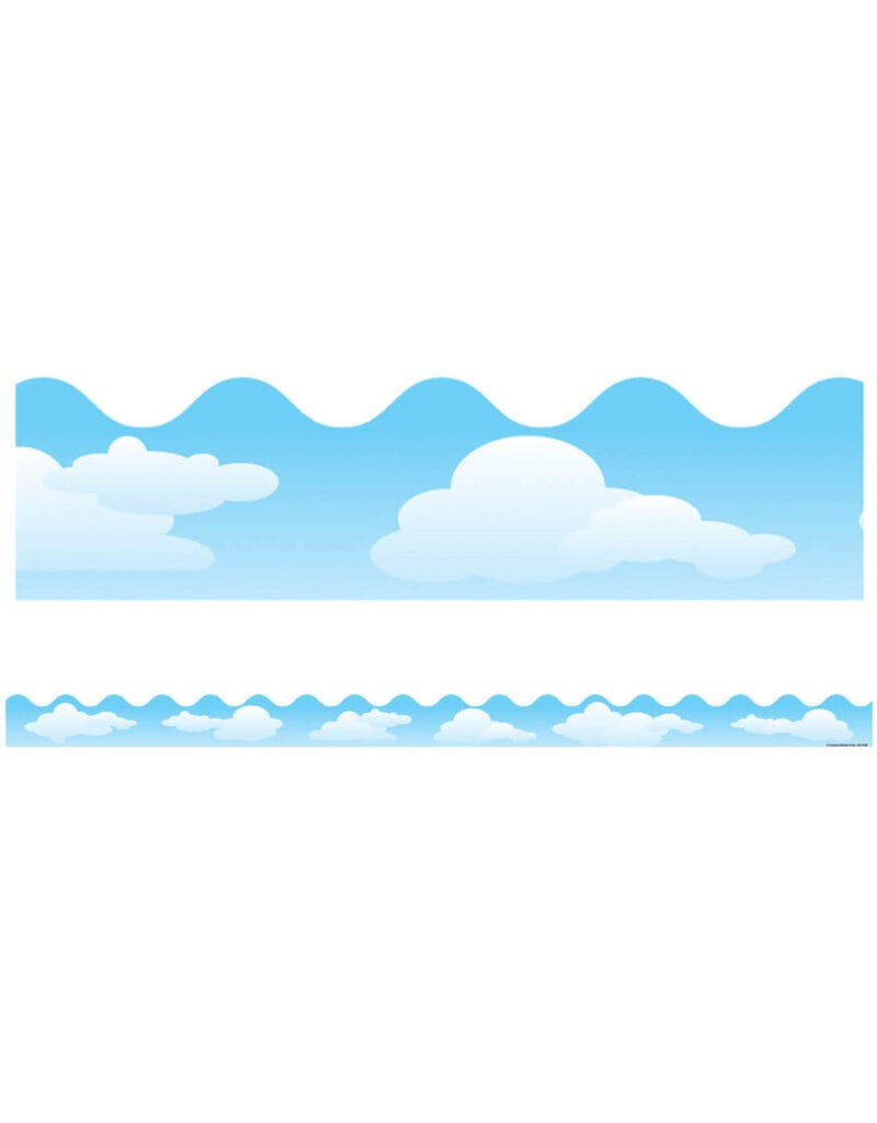 Clouds Scalloped Border