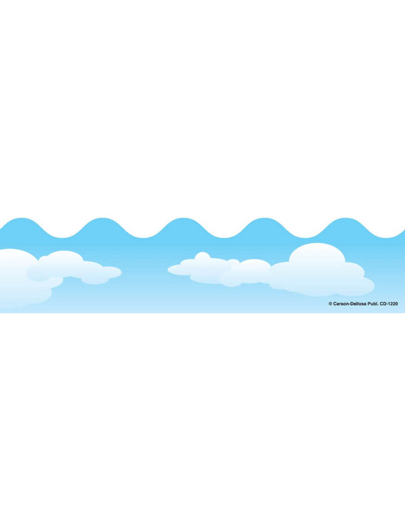 Clouds Scalloped Border