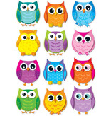 Colorful Owls Cutouts