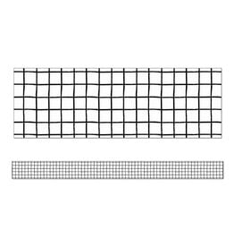 Creatively Inspired Black & White Grid Straight Bulletin Board Borders