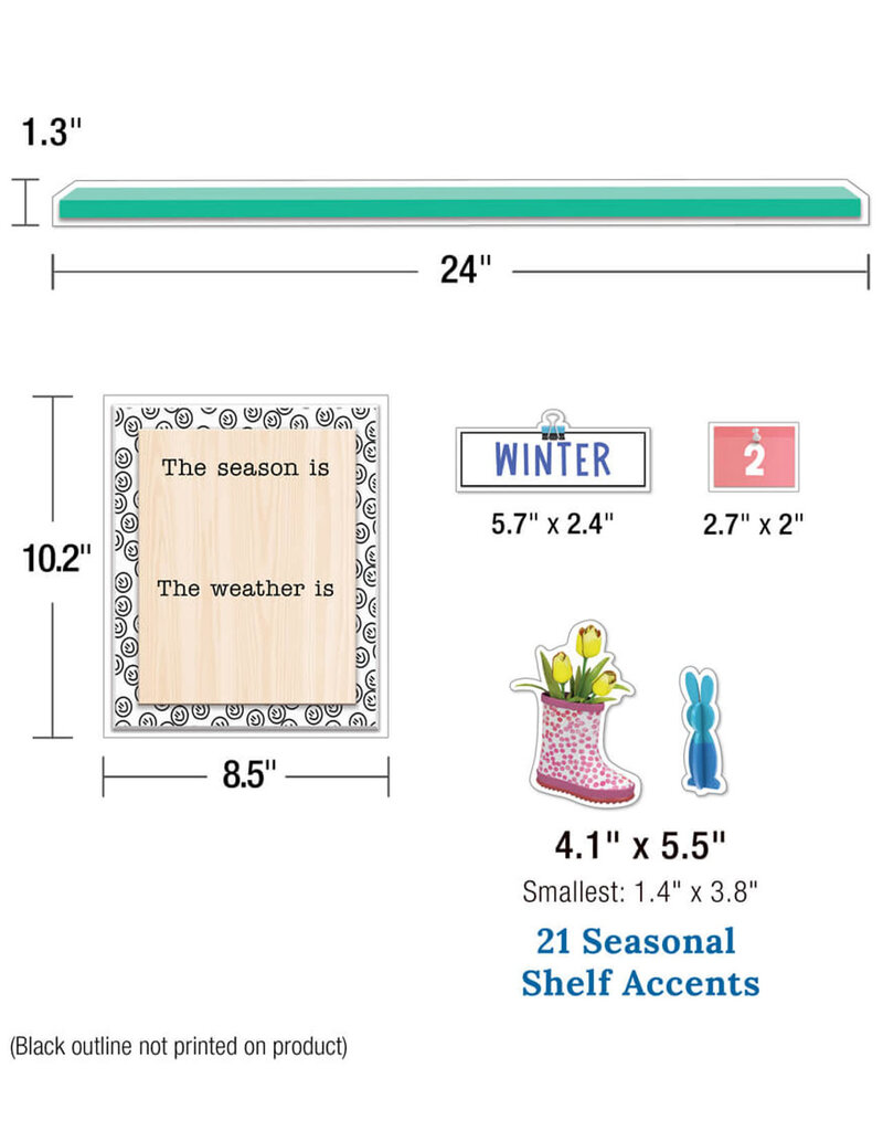 Creatively Inspired Calendar Bulletin Board Set