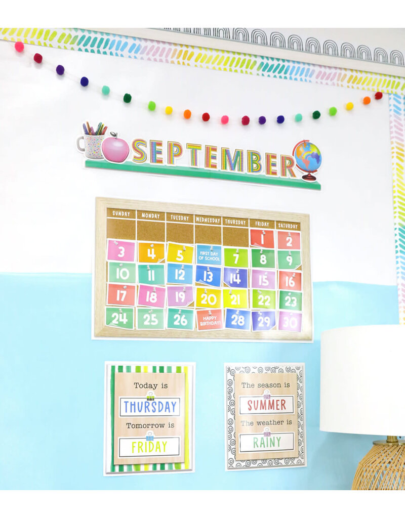 Creatively Inspired Calendar Bulletin Board Set