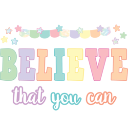 Pastel Pop Believe That You Can Bulletin Board