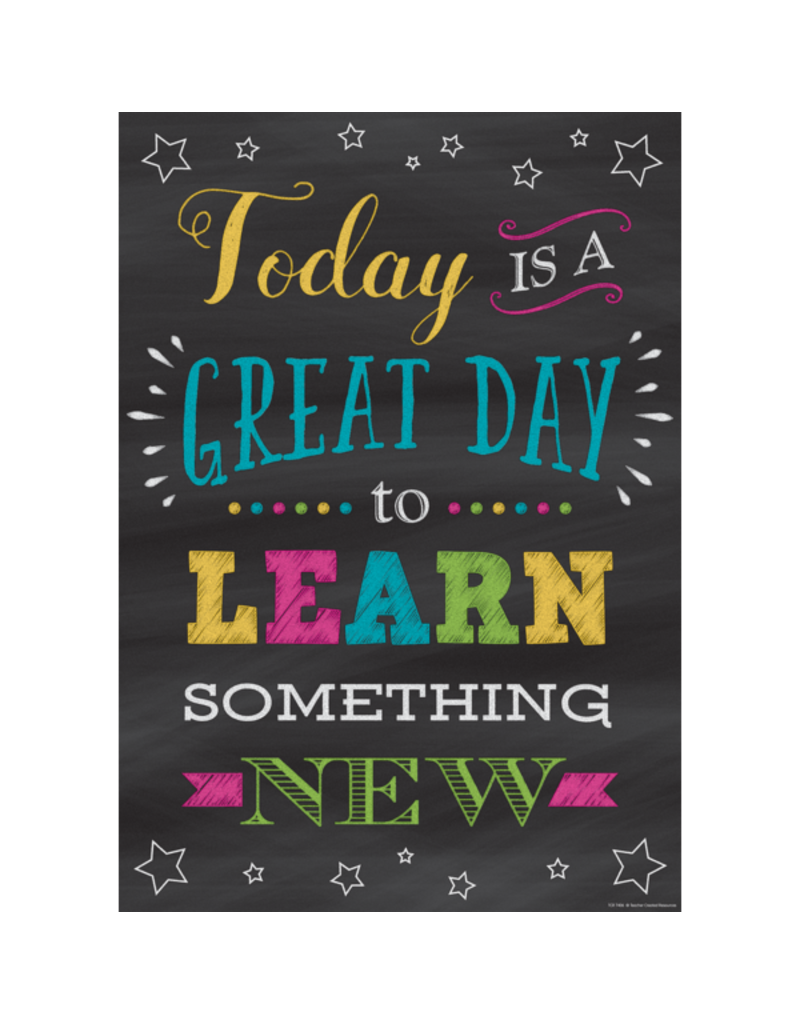 Today Is a Great Day to Learn Something New Positive Poster