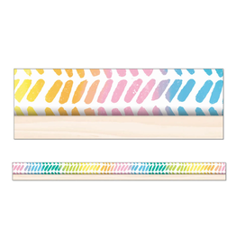 *Creatively Inspired Watercolor Chevron Straight Bulletin Board Borders