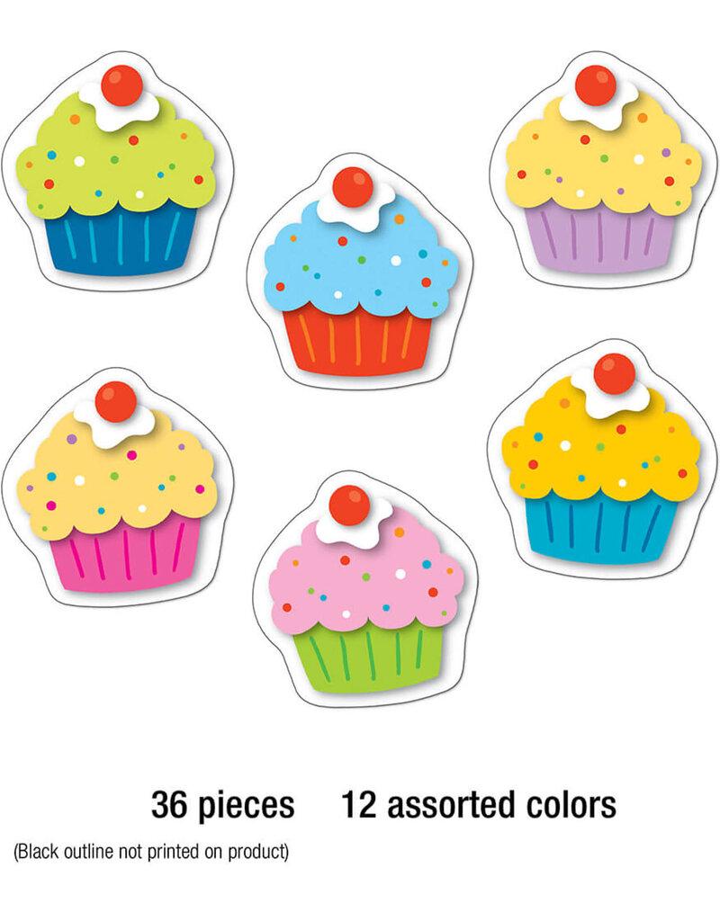 Cupcakes Assorted Mini Cut-Outs®