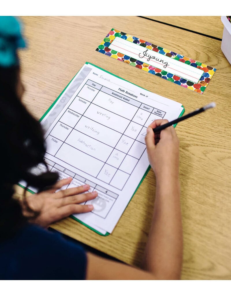 Eric Carle Dots Nameplates