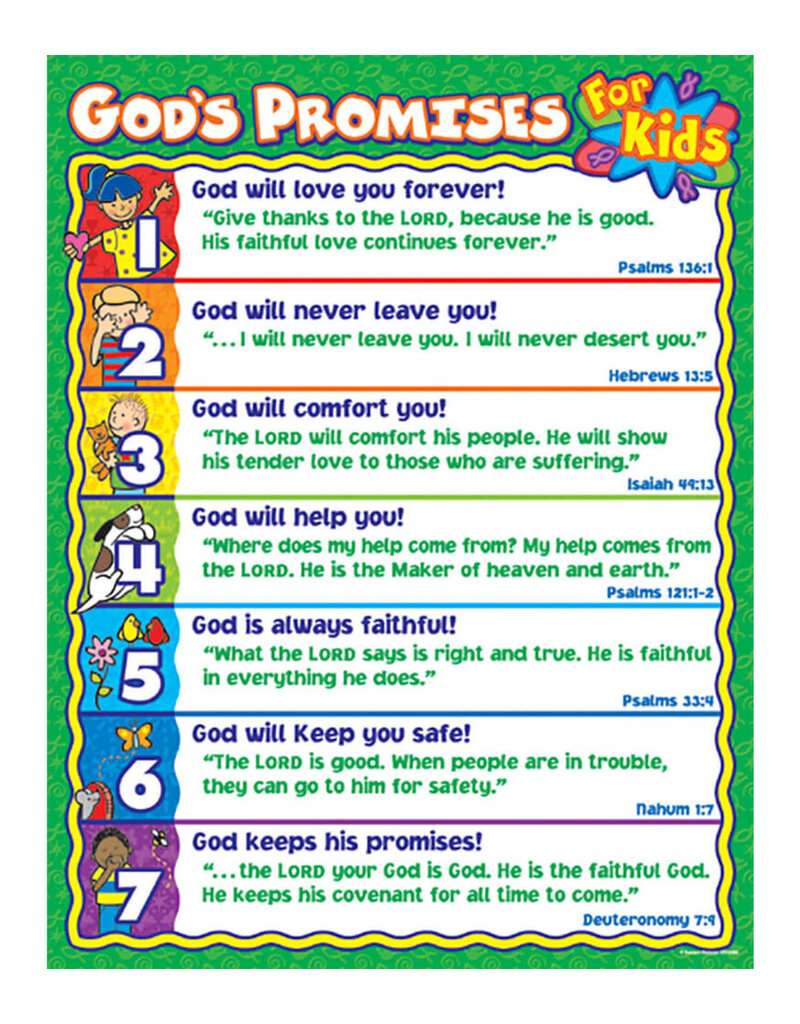 God’s Promises for Kids Chart