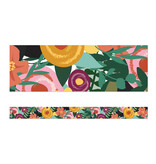 Grow Together Floral Garden Straight Bulletin Board Borders